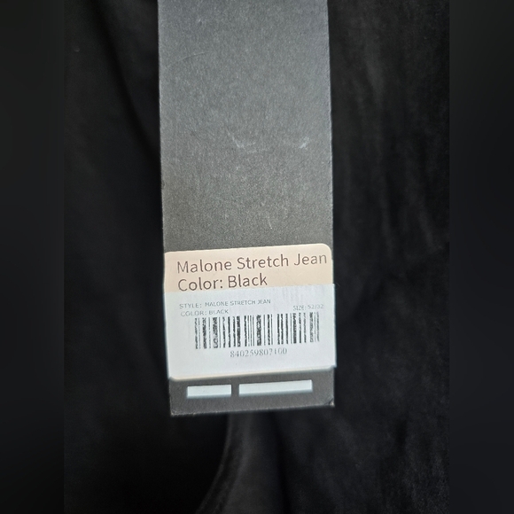 NWT!  Good Counsel, Malone Stretch Jean Straight Leg, Black 52x32 - Picture 6 of 9